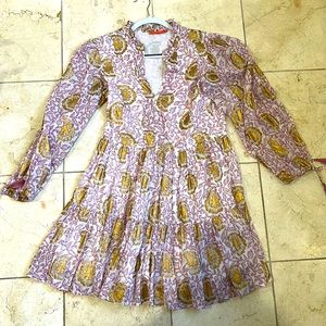 Oliphant Purple and Gold Sundress!